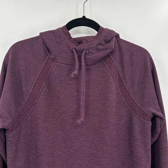 DULUTH TRADING CO Purple Ooh La Loop French Terry Hoodie Sweatshirt Size Medium - Picture 3 of 6